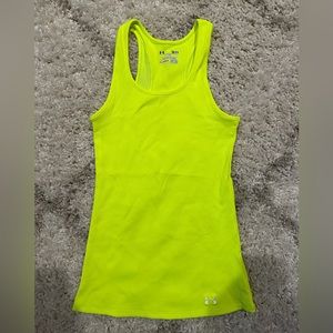 Neon Green Under Armor Tank Top